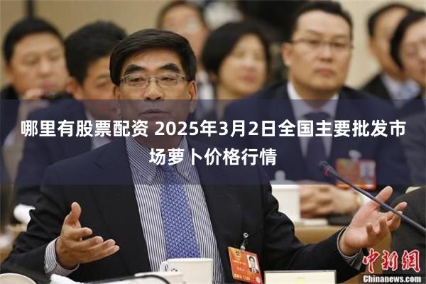 哪里有股票配资 2025年3月2日全国主要批发市场萝卜价格行情