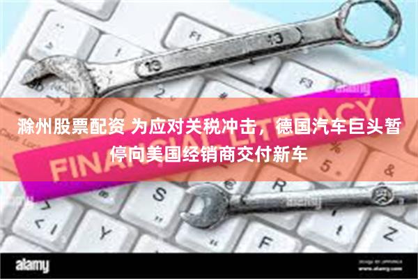 滁州股票配资 为应对关税冲击，德国汽车巨头暂停向美国经销商交付新车